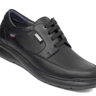 Zapatos De Cuero tamaño 8 UK-para Hombre Loake Negro Callaghan 