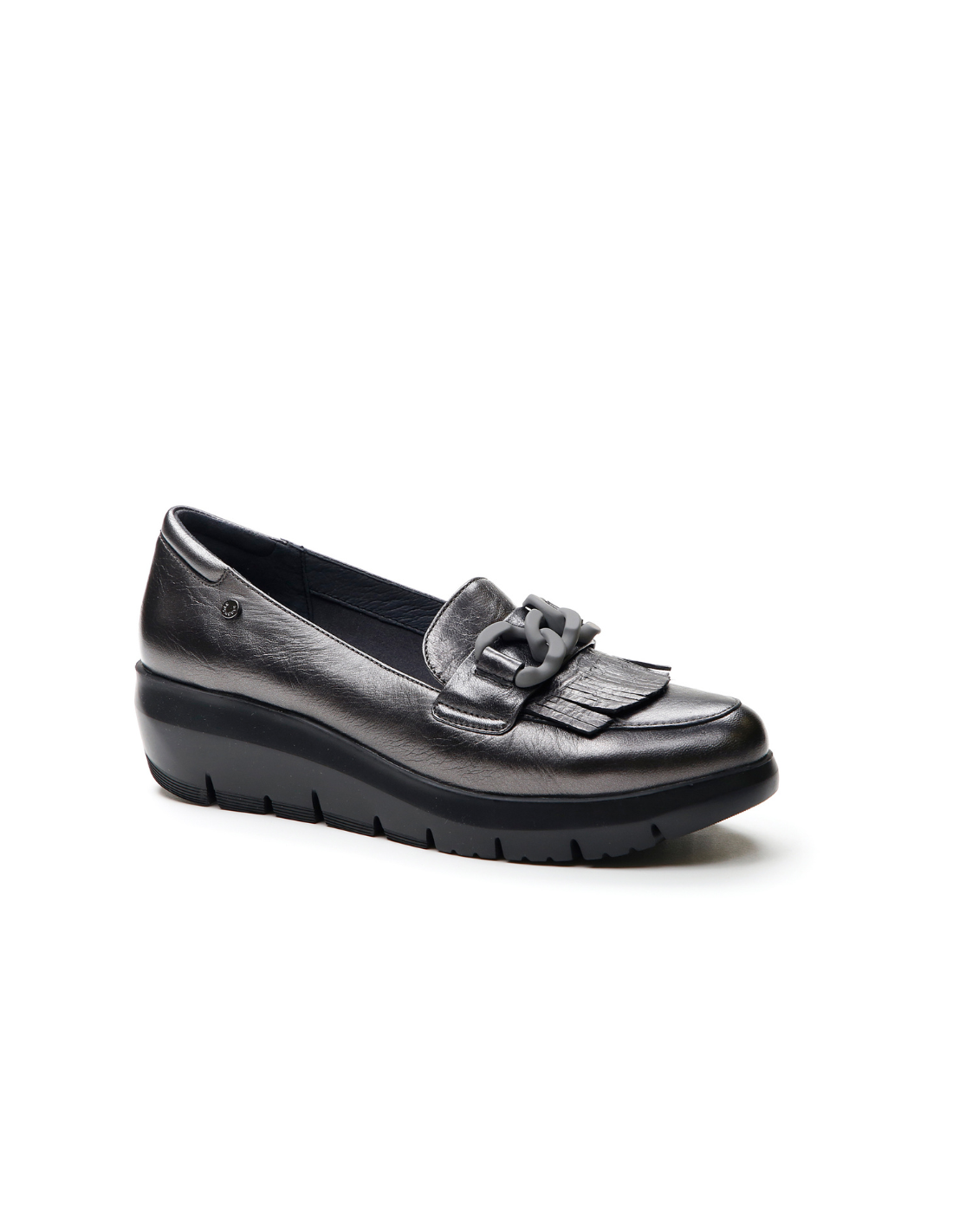 Zapato de Cuña Mujer Plume 13 Gris