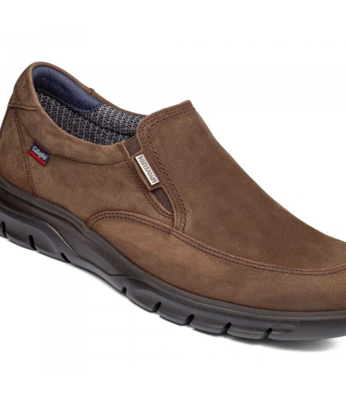 CALLAGHAN 17300 N.val Zapato cordón hombre impermeable nobuck , marrón